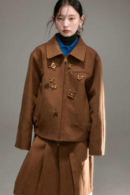 Oak Hazelnut Wool Jacket Set-Up