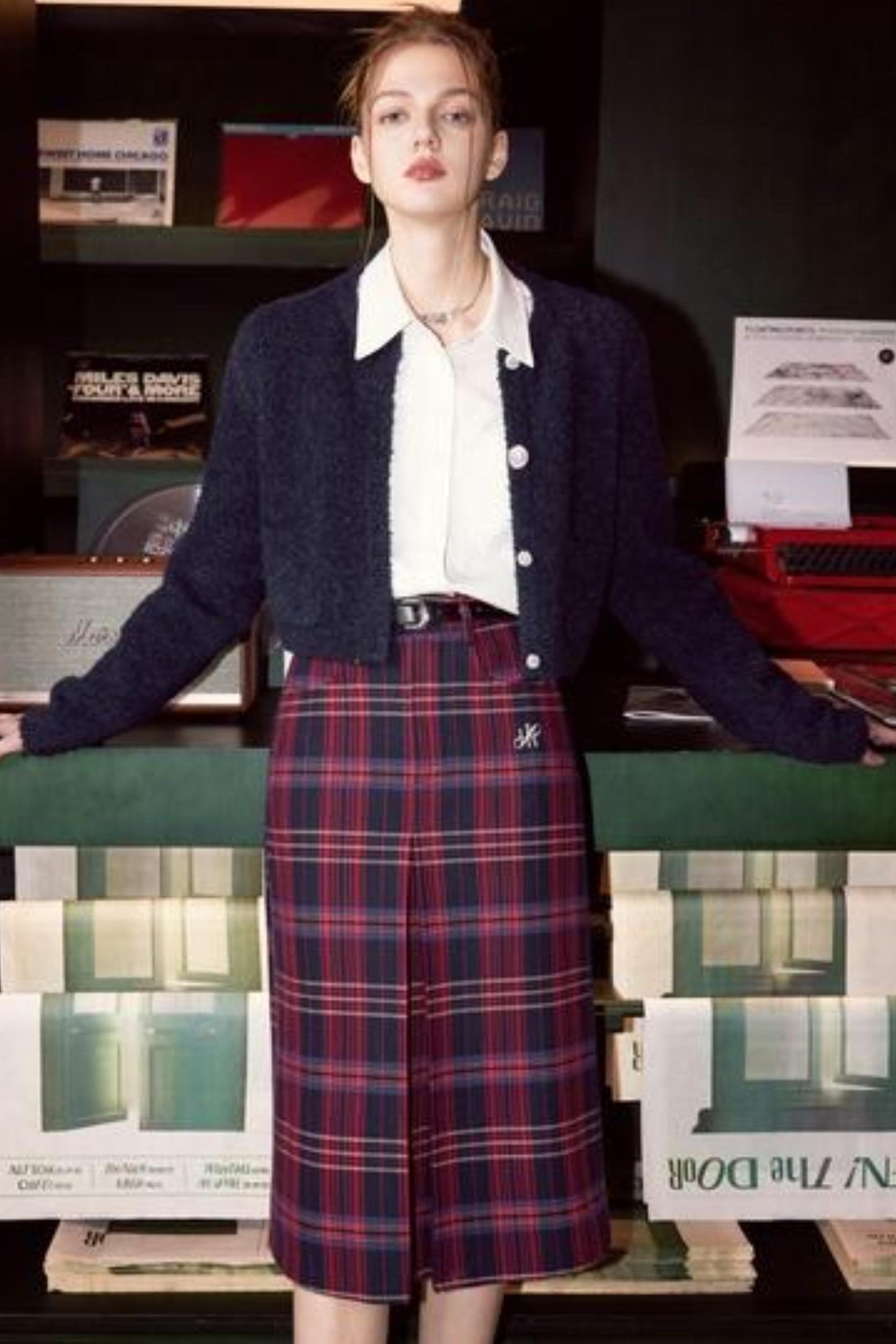 Frost Button Knit Cardigan