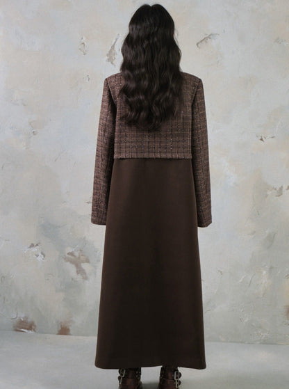 Fragrance Spliced Tweed Jacket