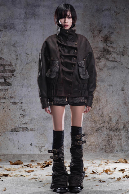 Punk Retro Low-Rise Shorts Set-Up