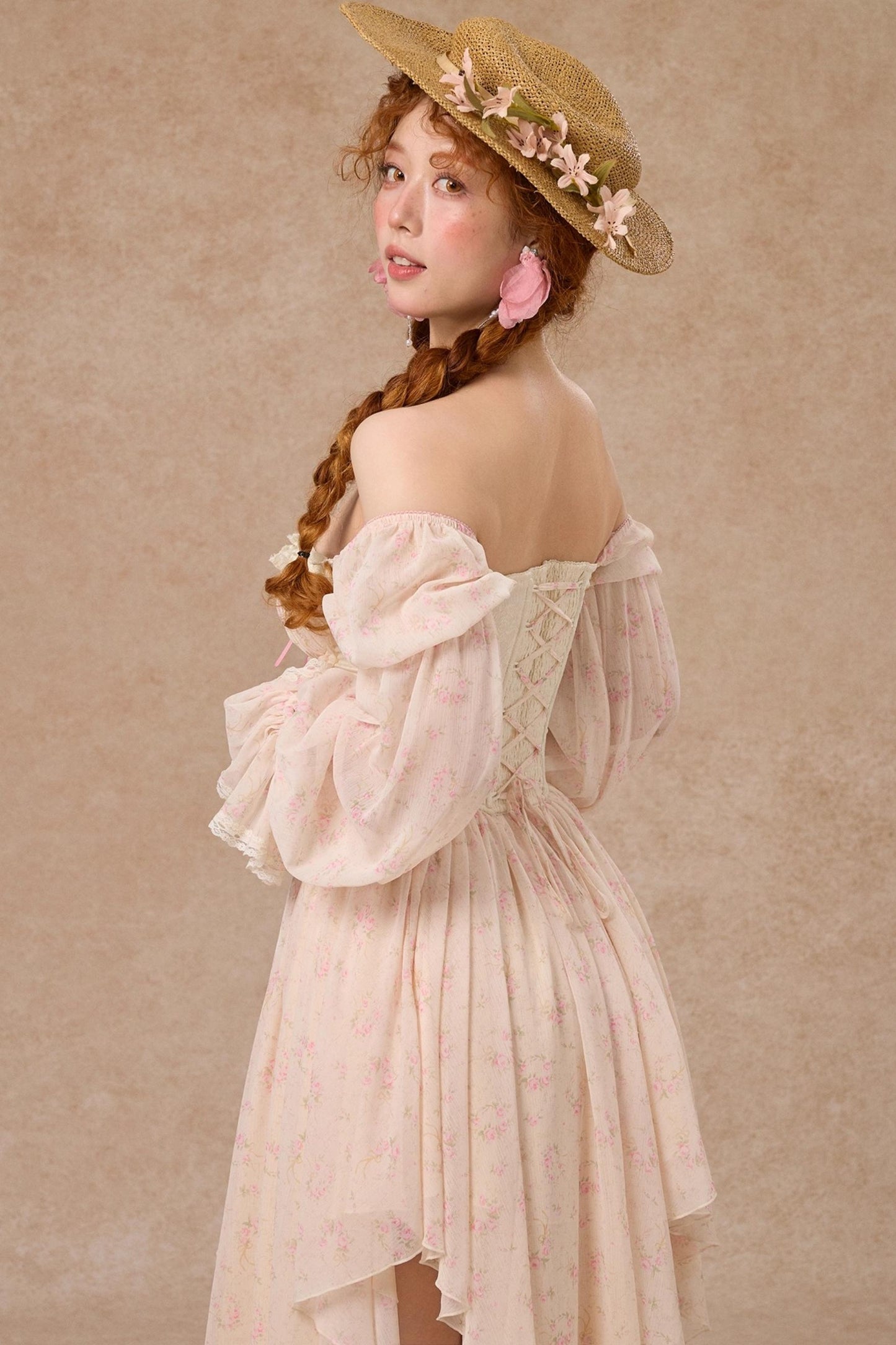 Custom Jacquard Corset Top