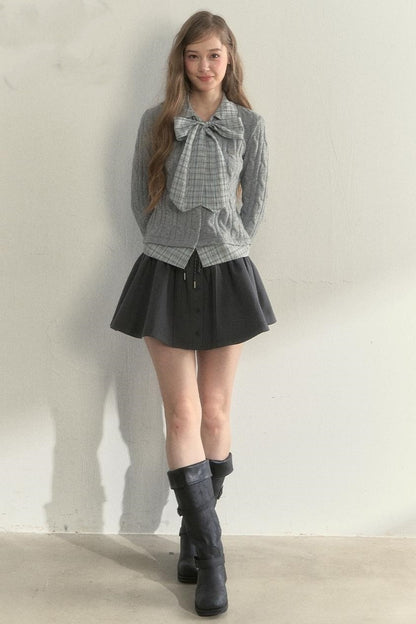 Retro Twist Knit Sweater