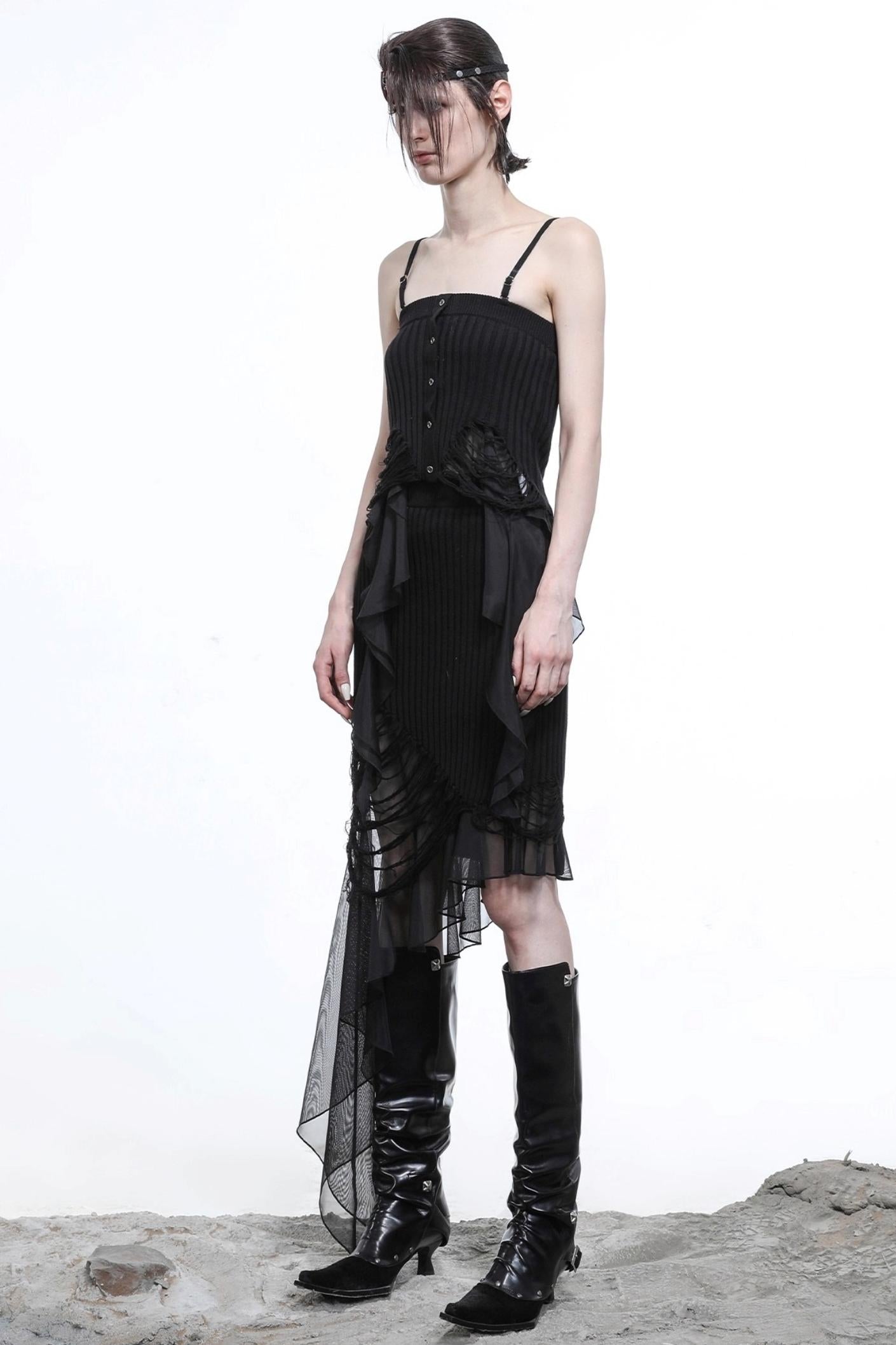 Wasteland Patchwork Knit Camisole