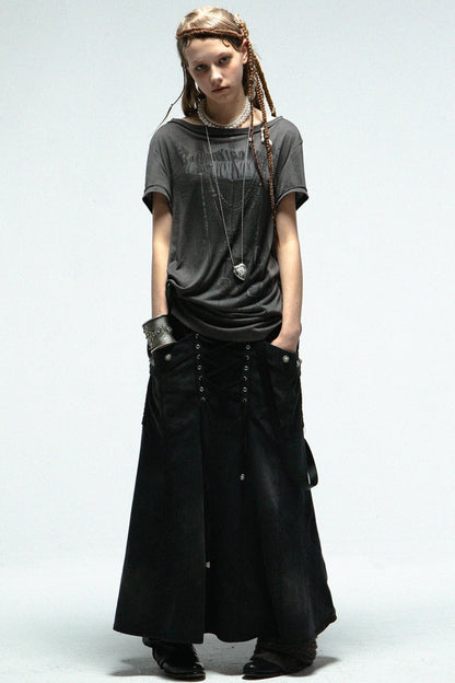 Short Sleeve Button Tee