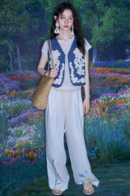 Ethereal Wide-Leg Jeans