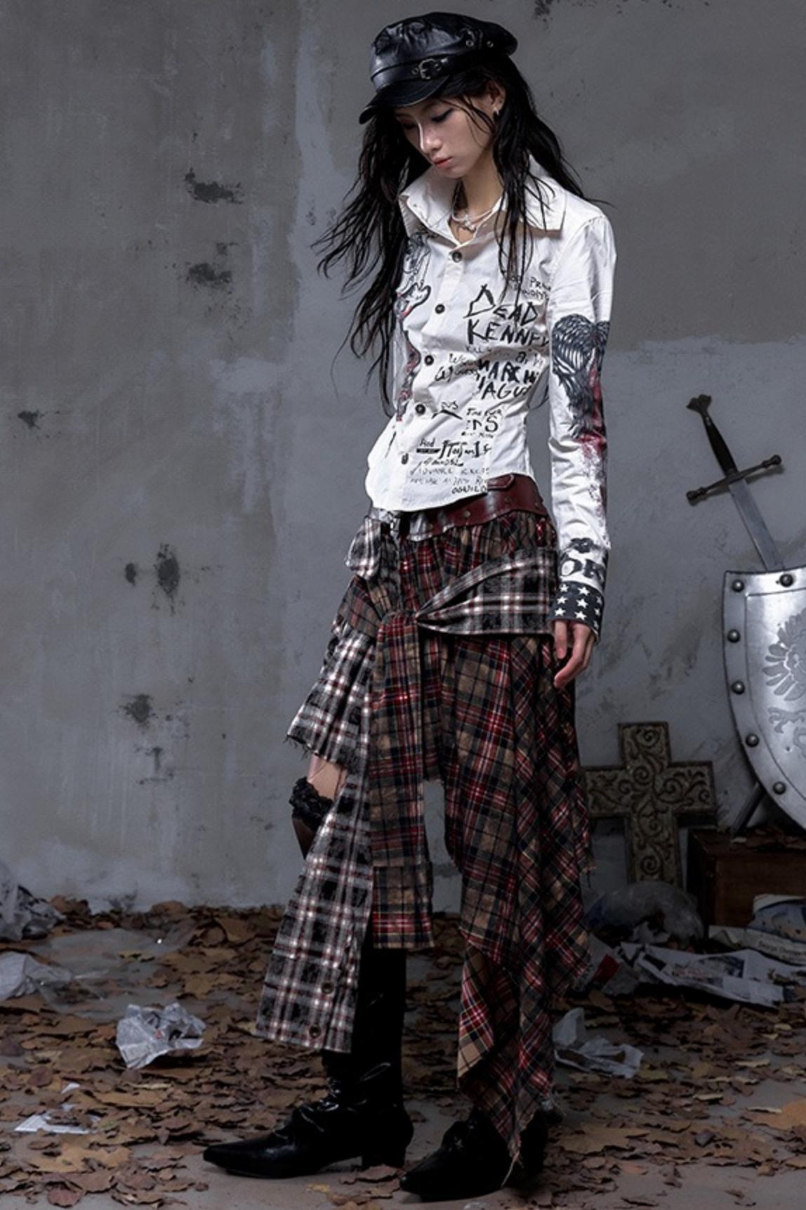 Vintage Rebel Slim Fit Long Sleeve Shirt