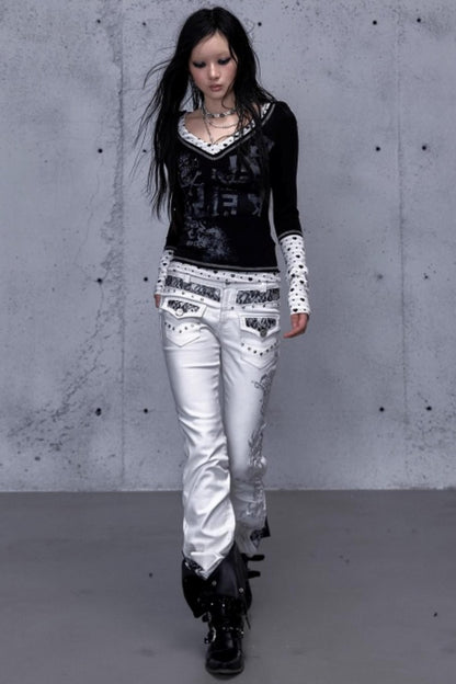 Retro Vintage Patchwork Top