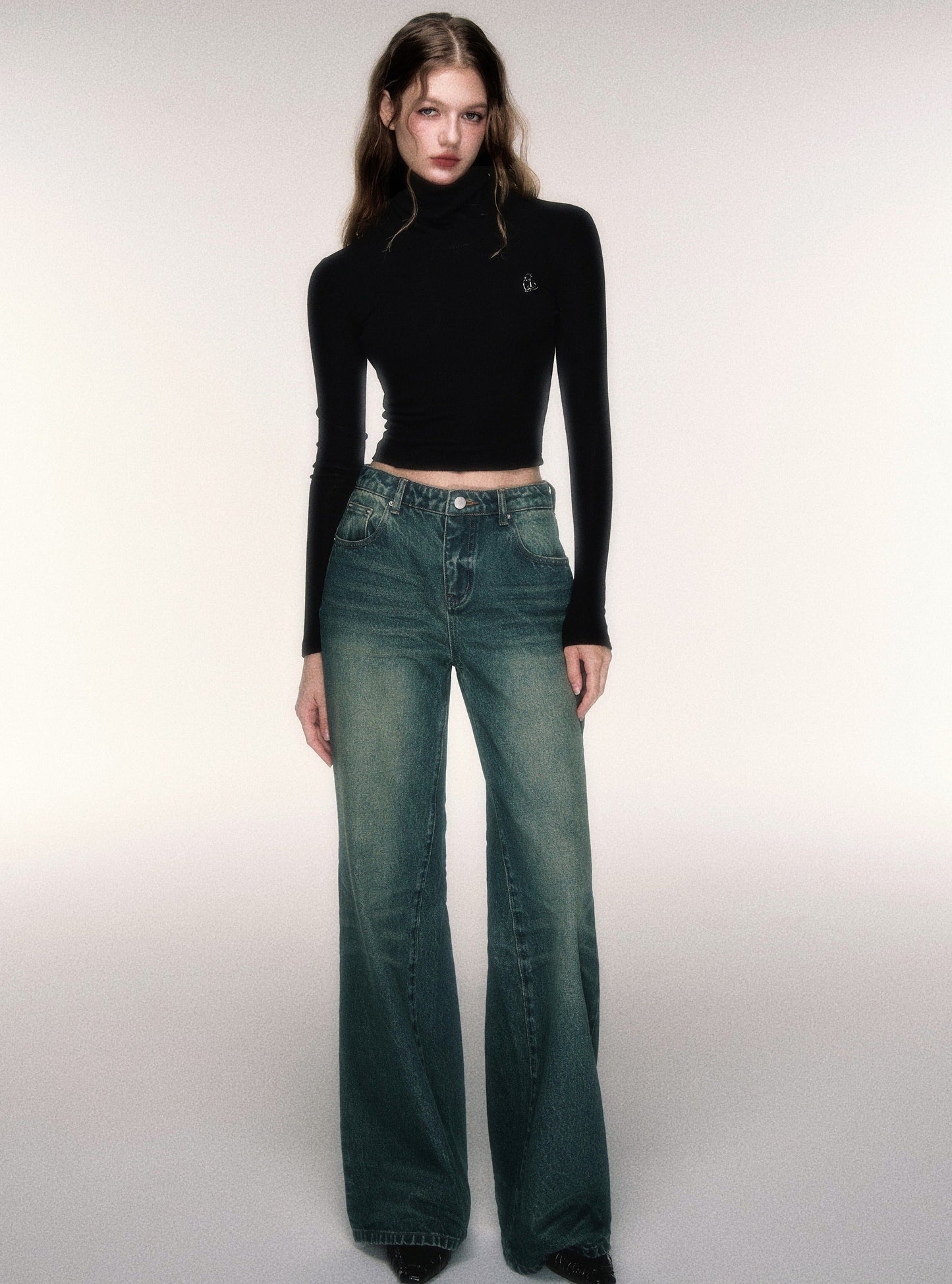 American Slim Straight Wide Jeans Pant