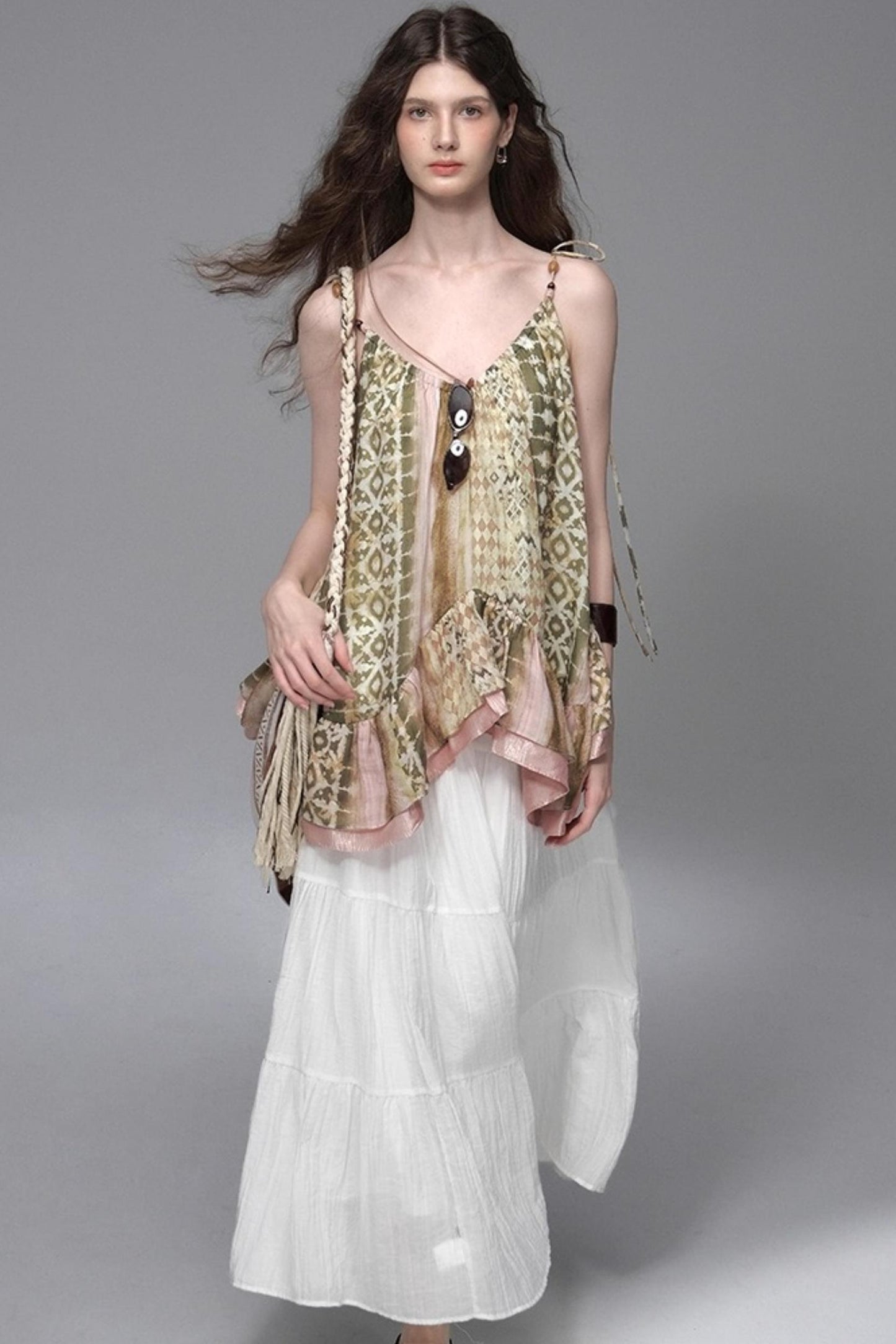 Santorini Camisole Skirt Set-Up