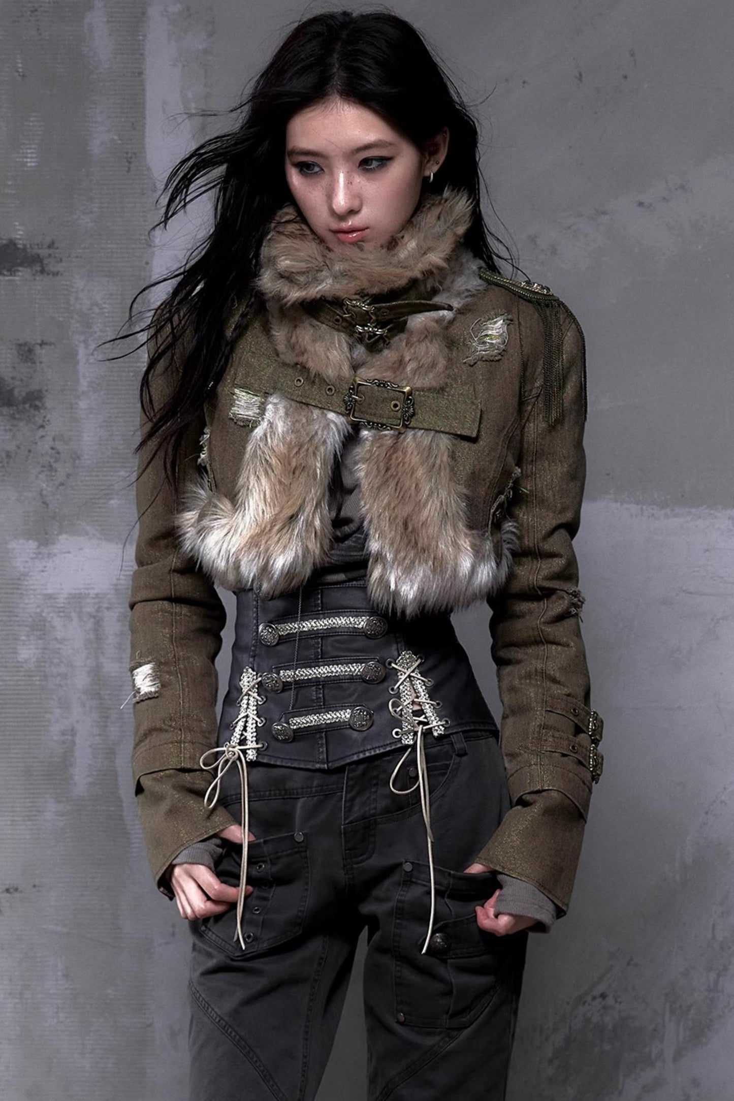 Vintage Knight Leather Waist Seal