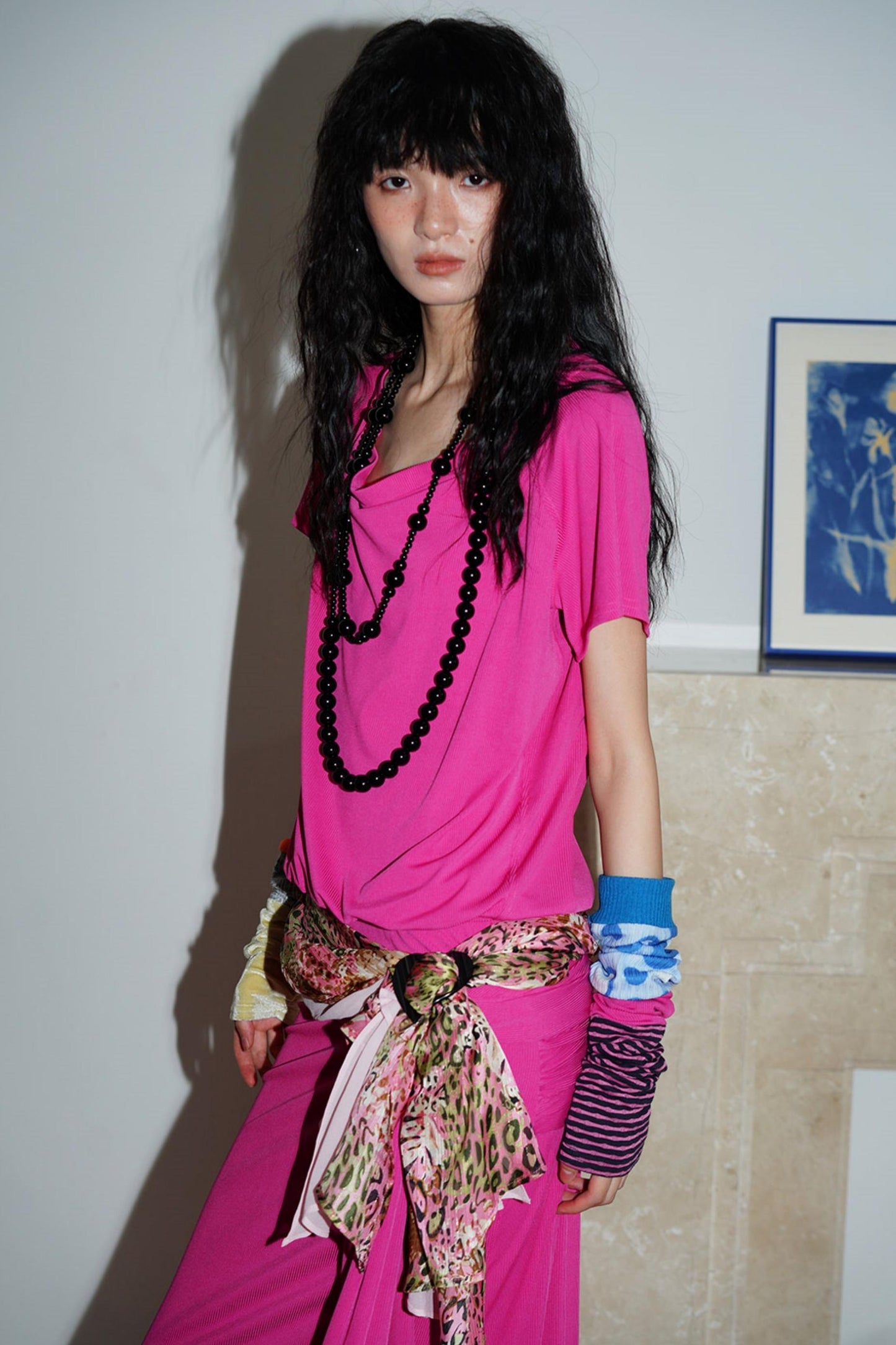 Swing Collar Maxi Dress