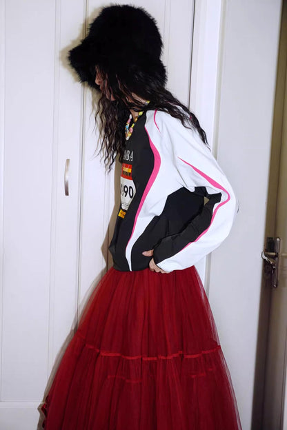 Autumn Retro Long-Sleeved Sweatshirt