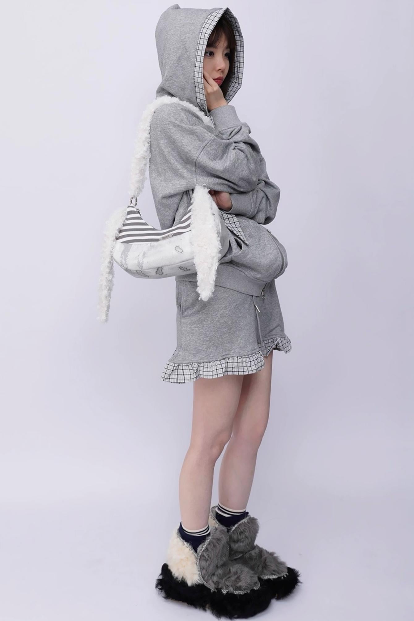 Rabbit Plush Crossbody Bag