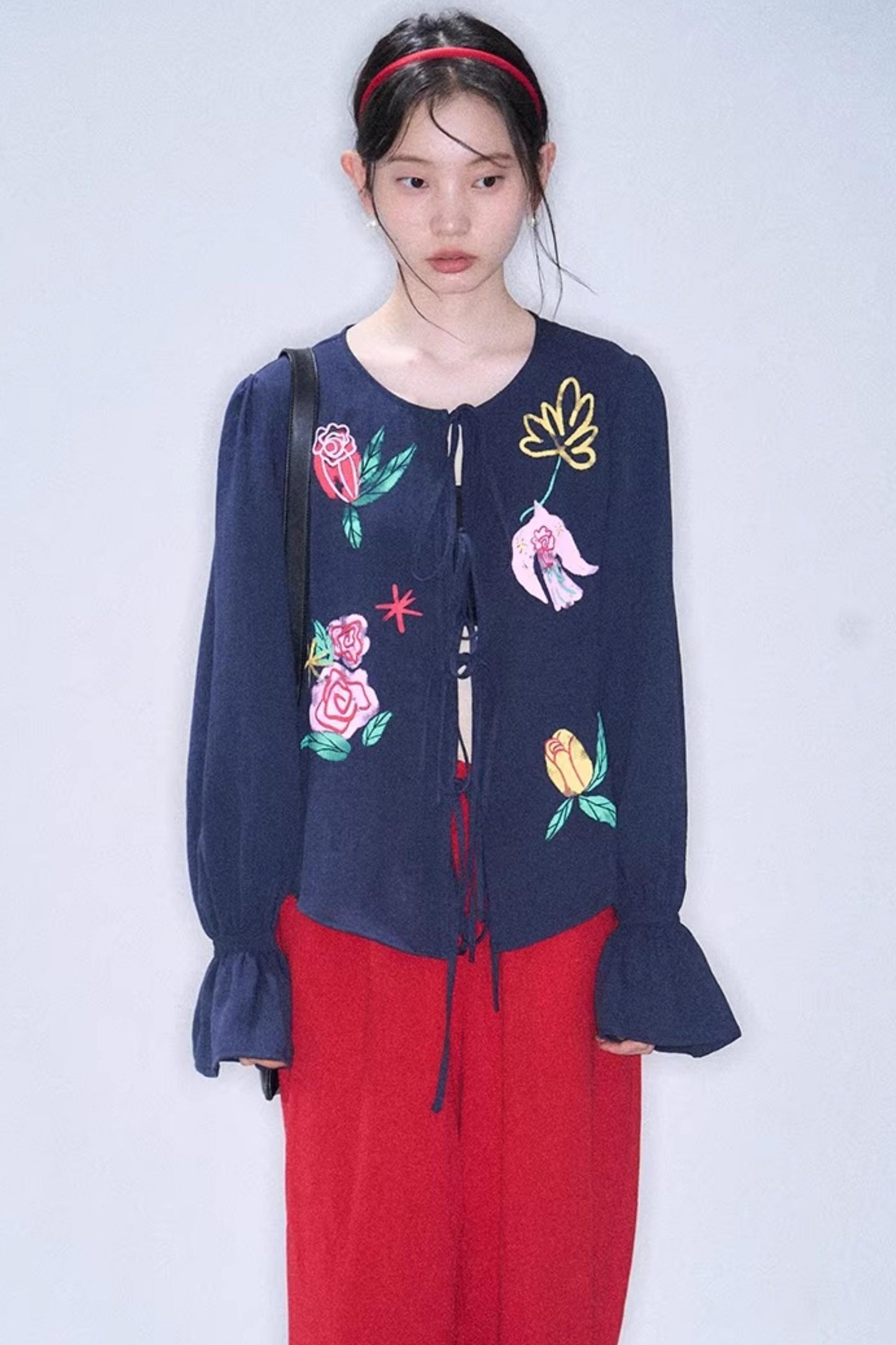Bird and Rose Linen Blouse