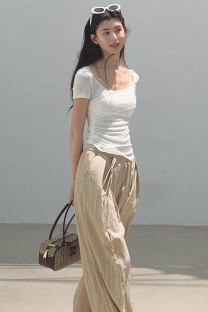 Dewy Square Neck T-Shirt