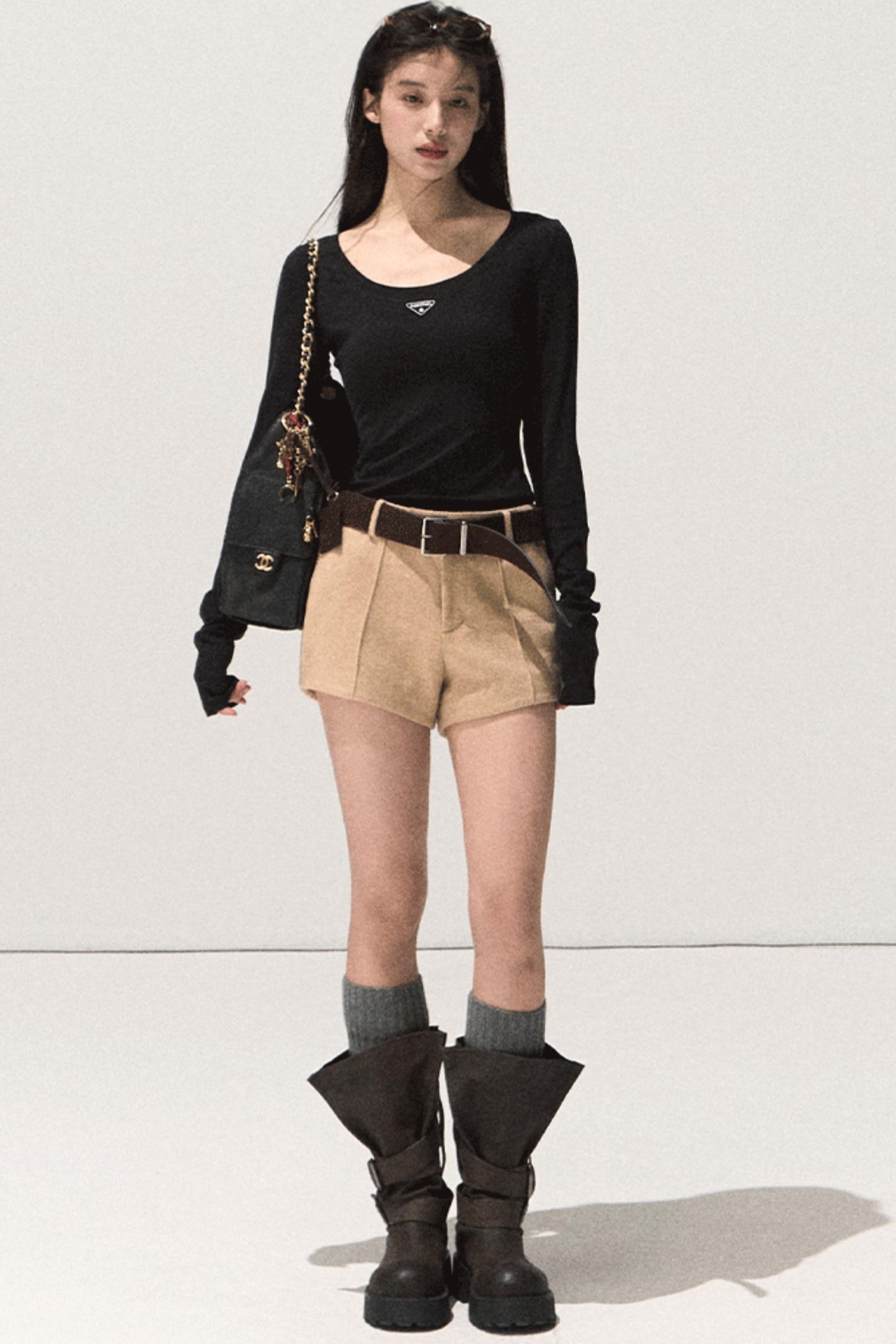 Night Pine Wool Shorts