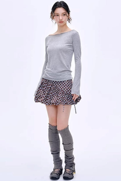 Distressed Letter Print Sweater
