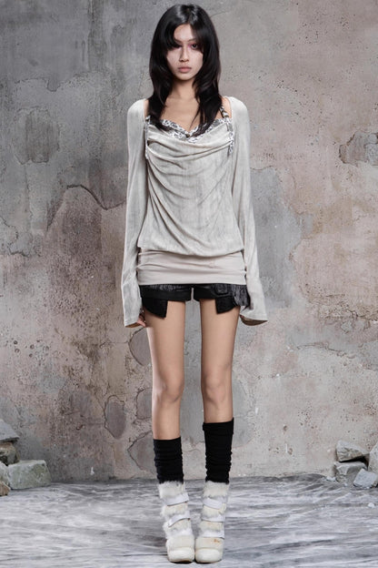 Fake Two-Piece Base Top