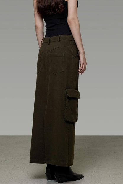 Vintage Cargo Silhouette Coat Set- Up