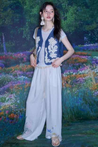 Ethereal Wide-Leg Jeans