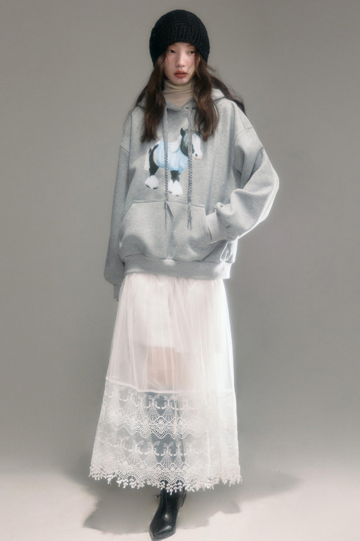 Fleece Hooded Top & Pant Set-Up