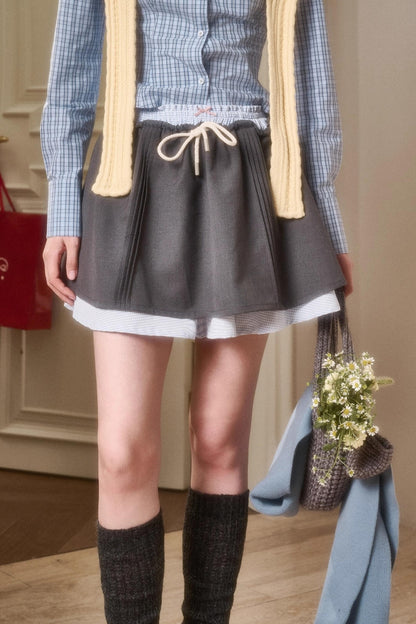 Organic Cotton Layered Skirt