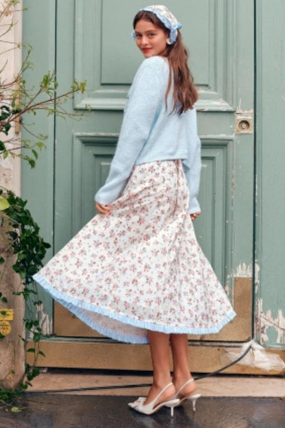 Blue French Pastoral Dress Set-Up