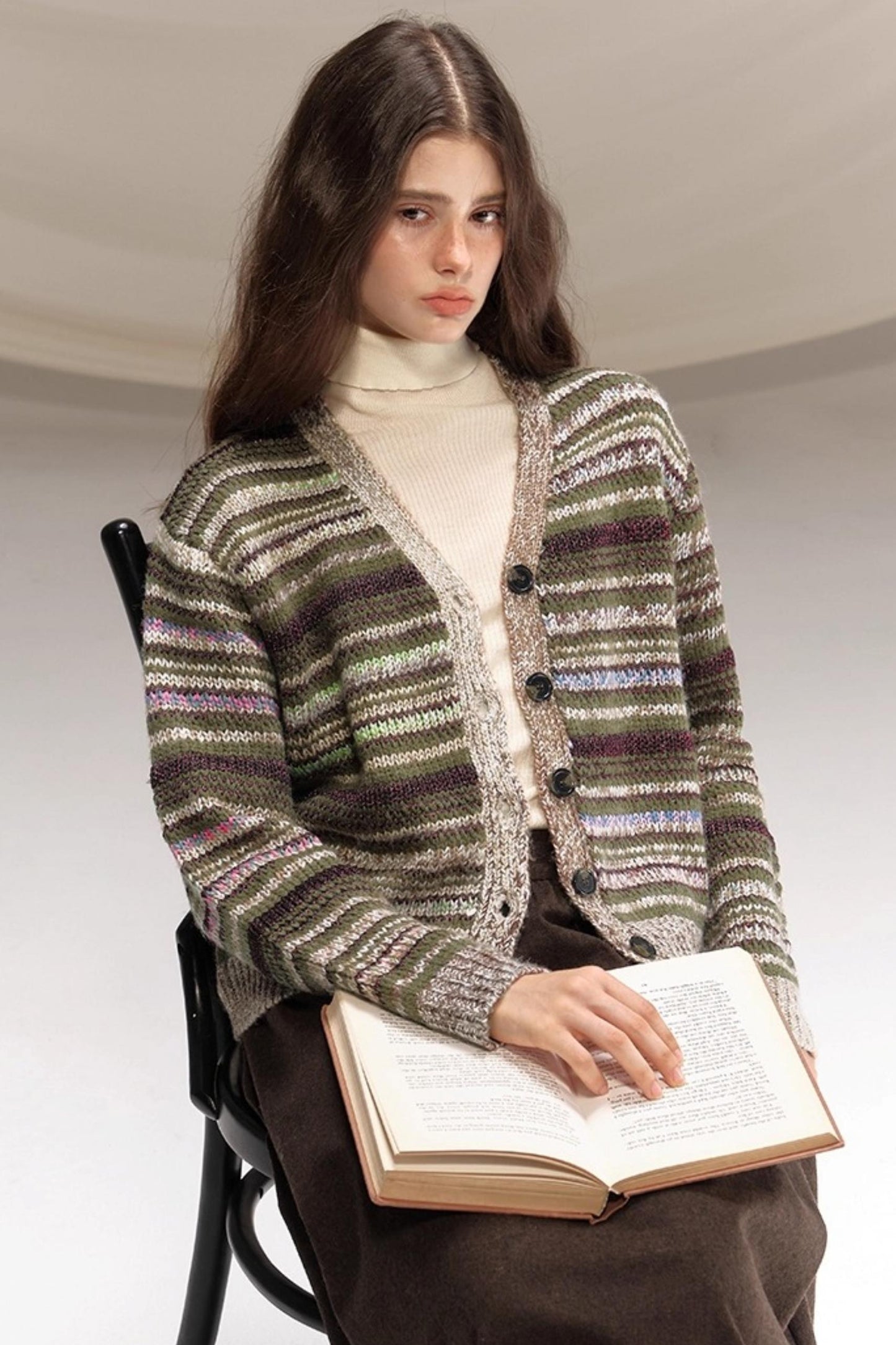 Seamless Wool Turtleneck Sweater