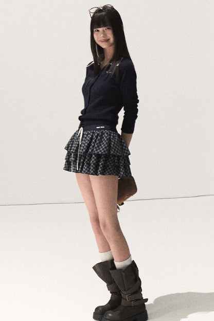 Slim Fit Wool Knit Top