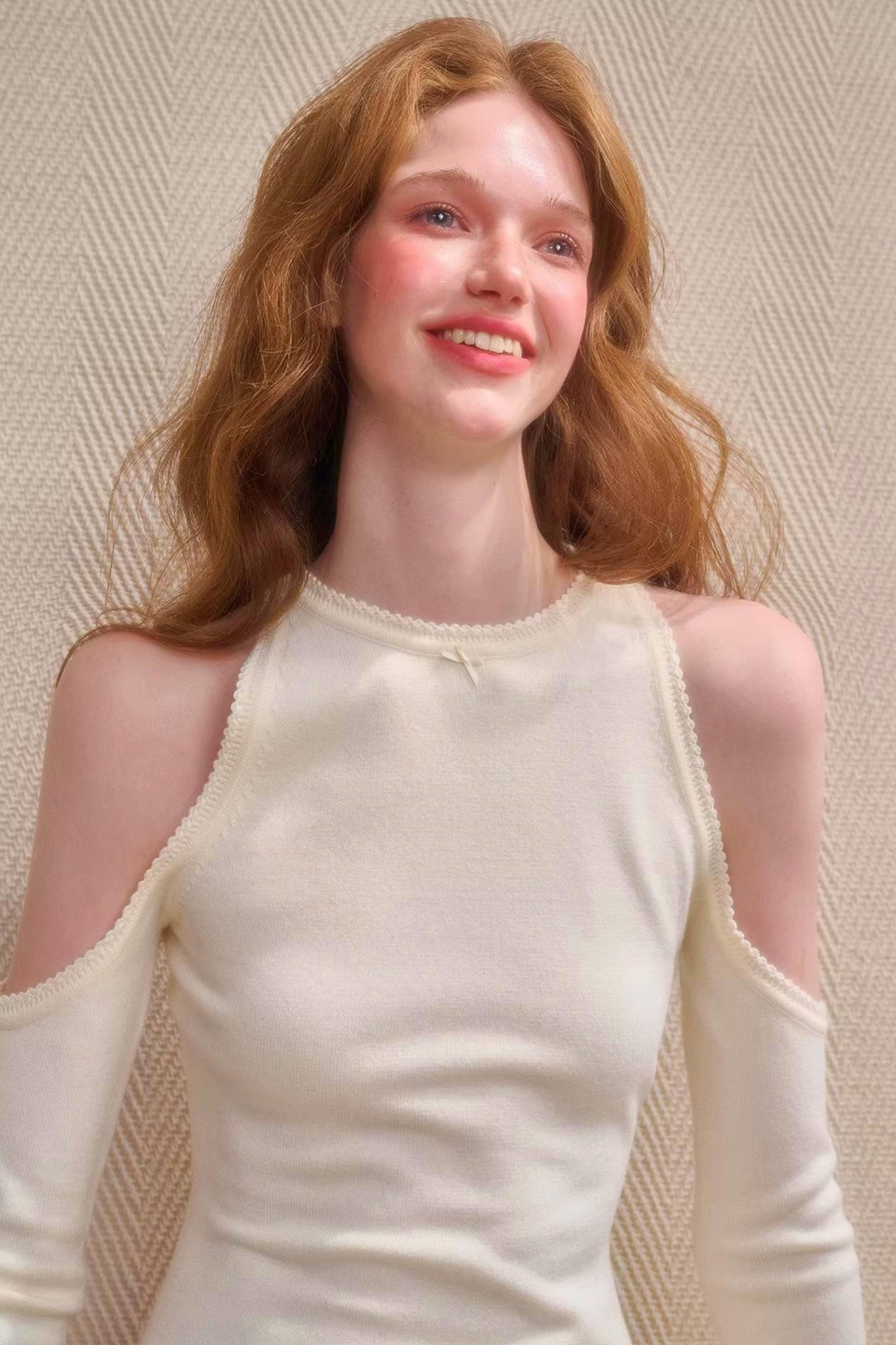 Baby Skin Crochet Knit Dress