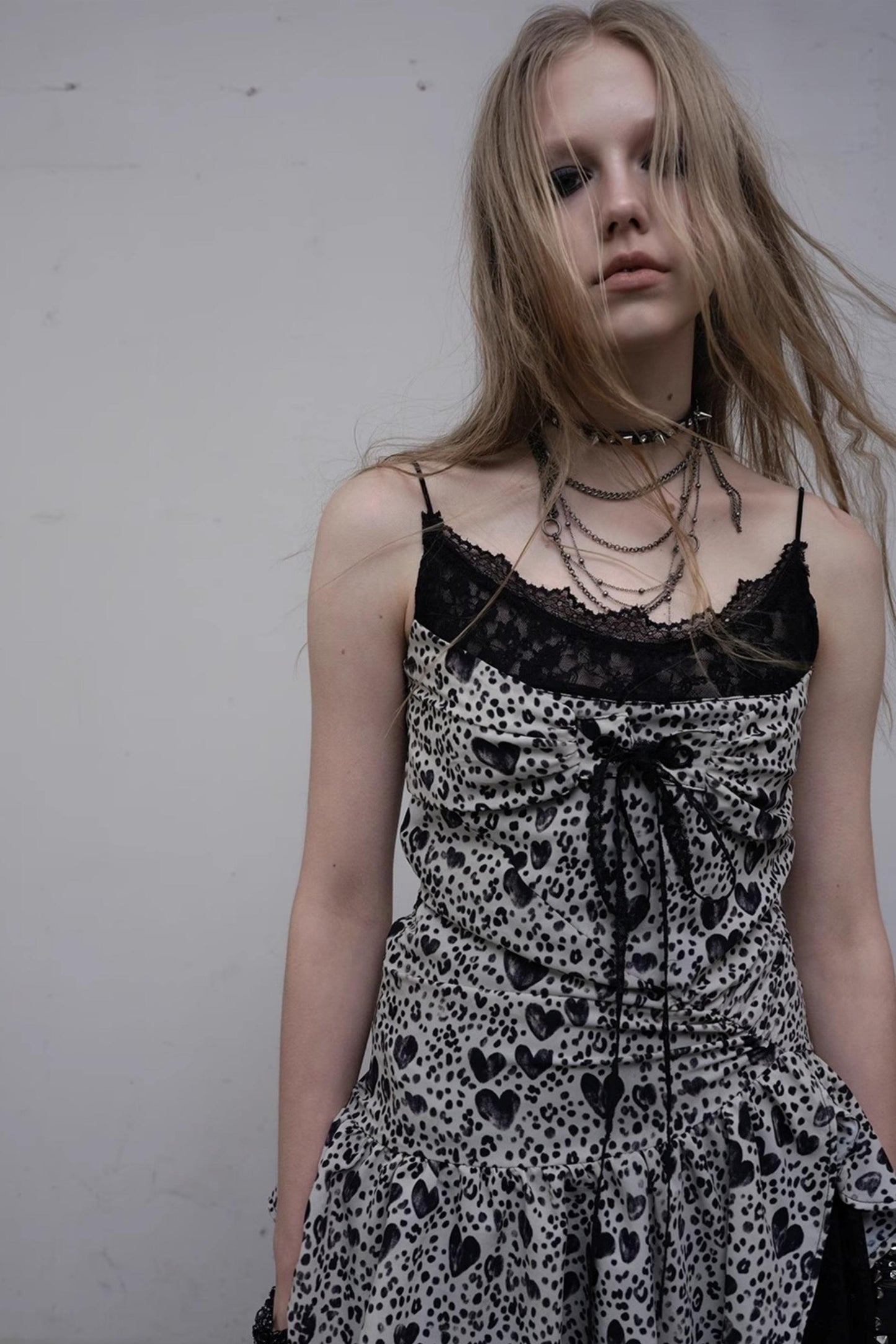 Heart Lace Camisole Dress