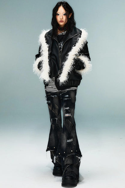 Autumn Vintage Punk Short Coat