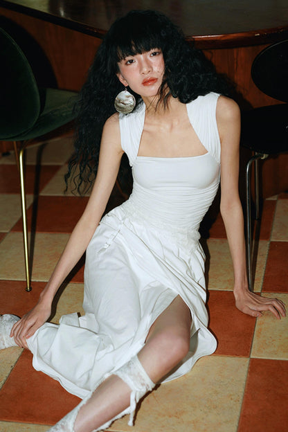 Western Style Draped Dress