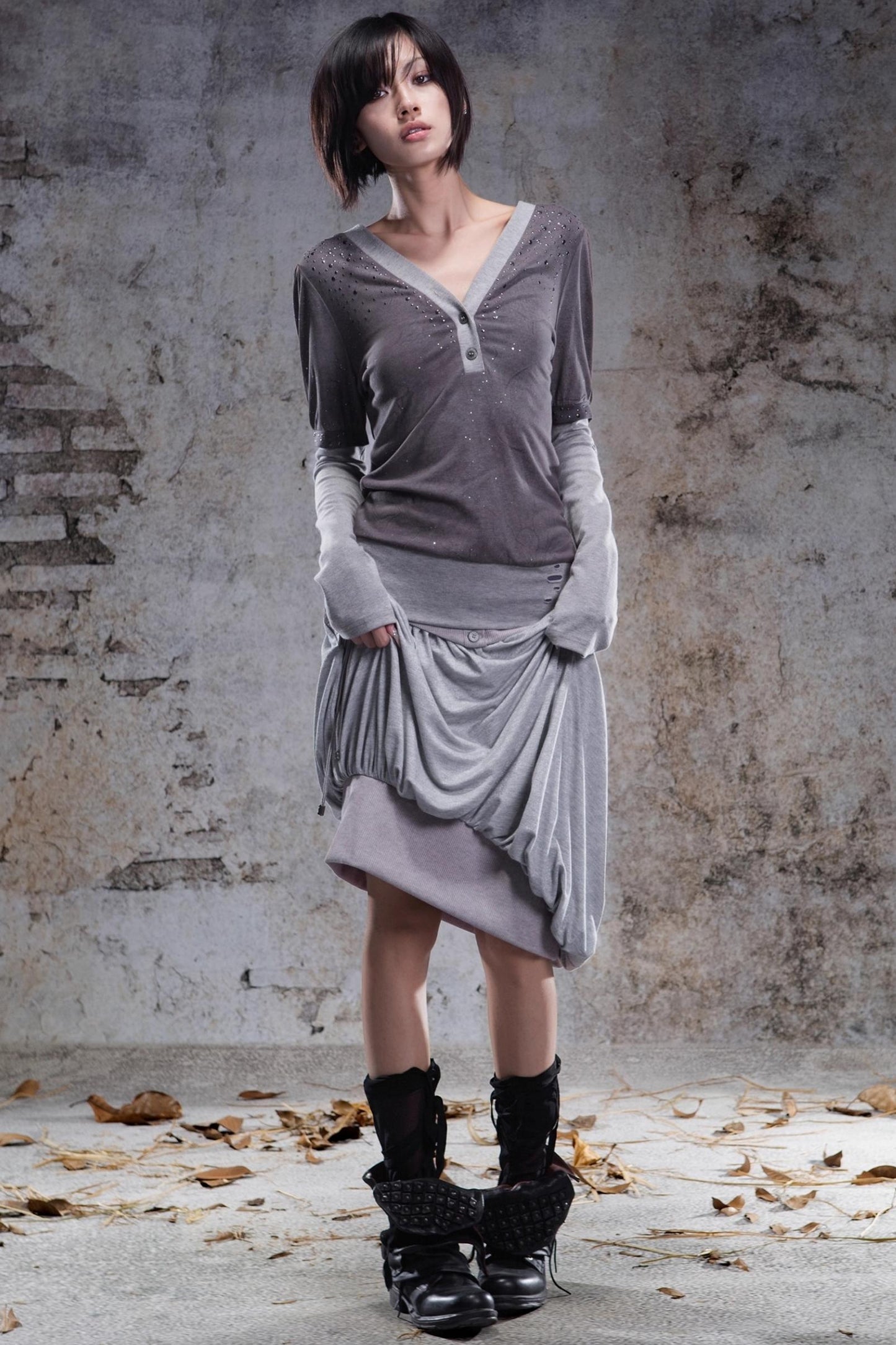 Original V-Neck Knitted Top