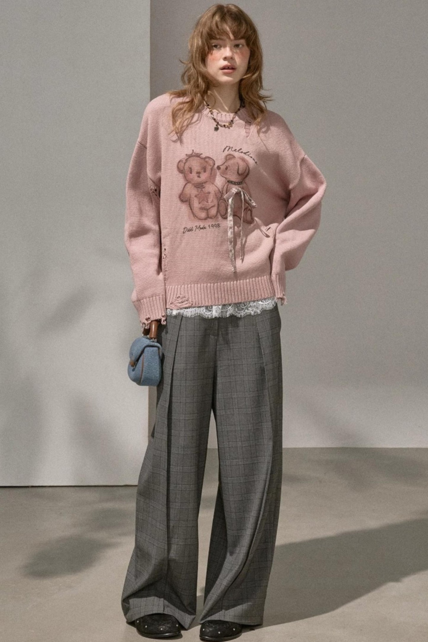 Bear Knitted Sweater