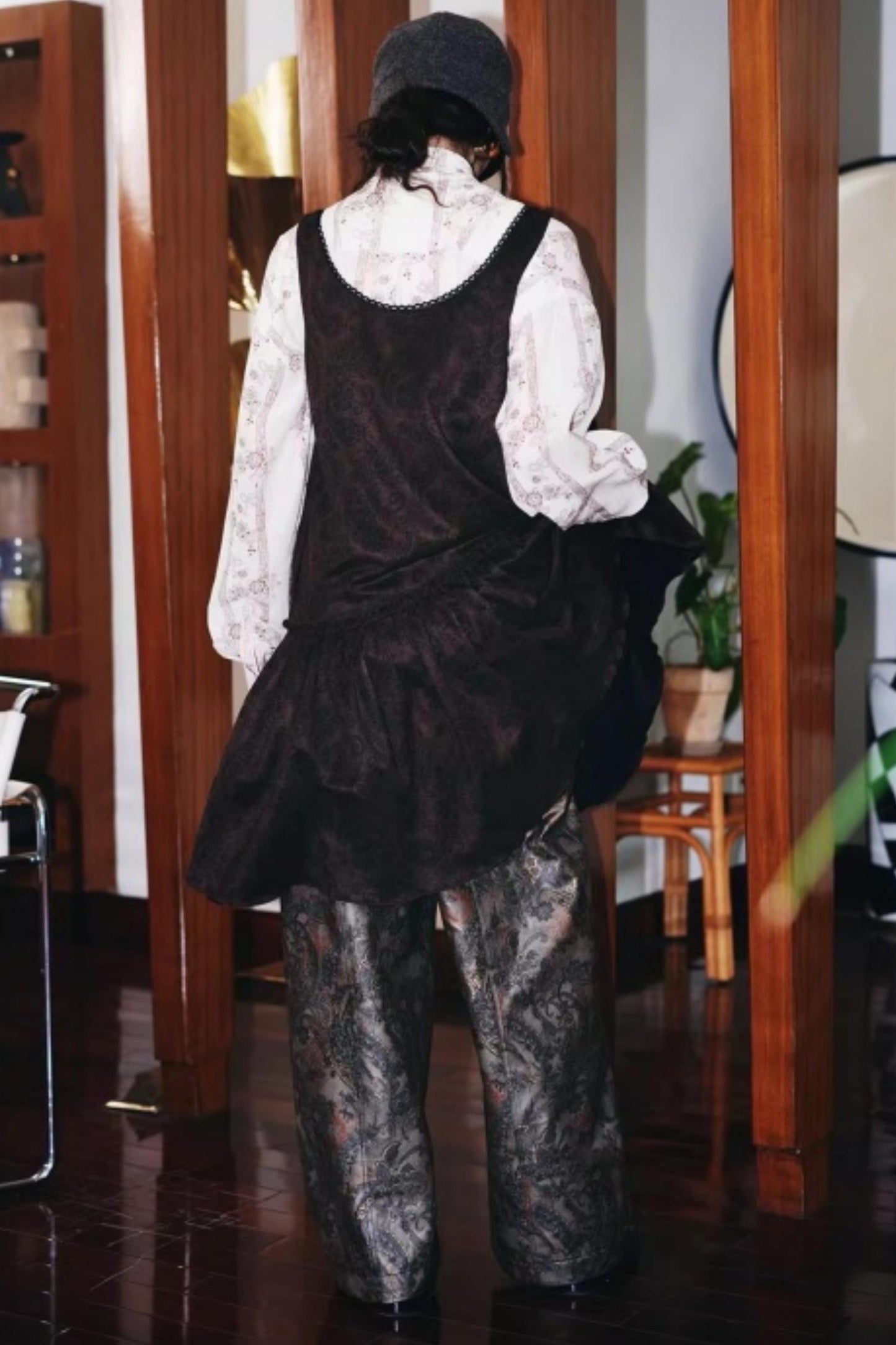 Vintage Suede Sleeveless Dress