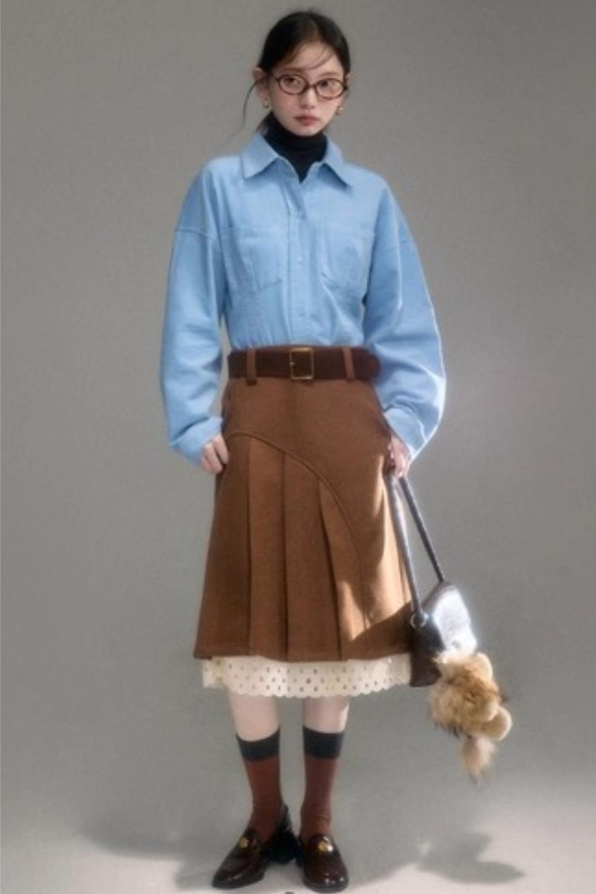 Oak Hazelnut Wool Jacket Set-Up