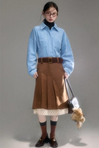 Oak Hazelnut Wool Jacket Set-Up