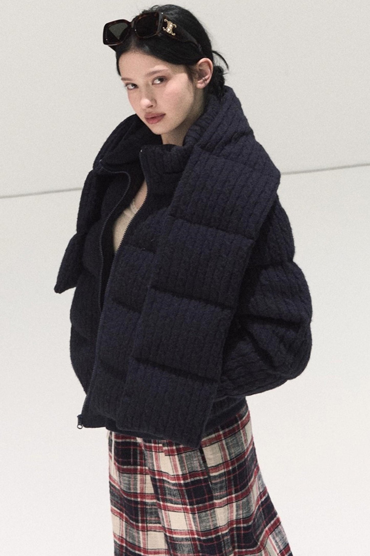 Pure Cotton Plaid Winter Pants