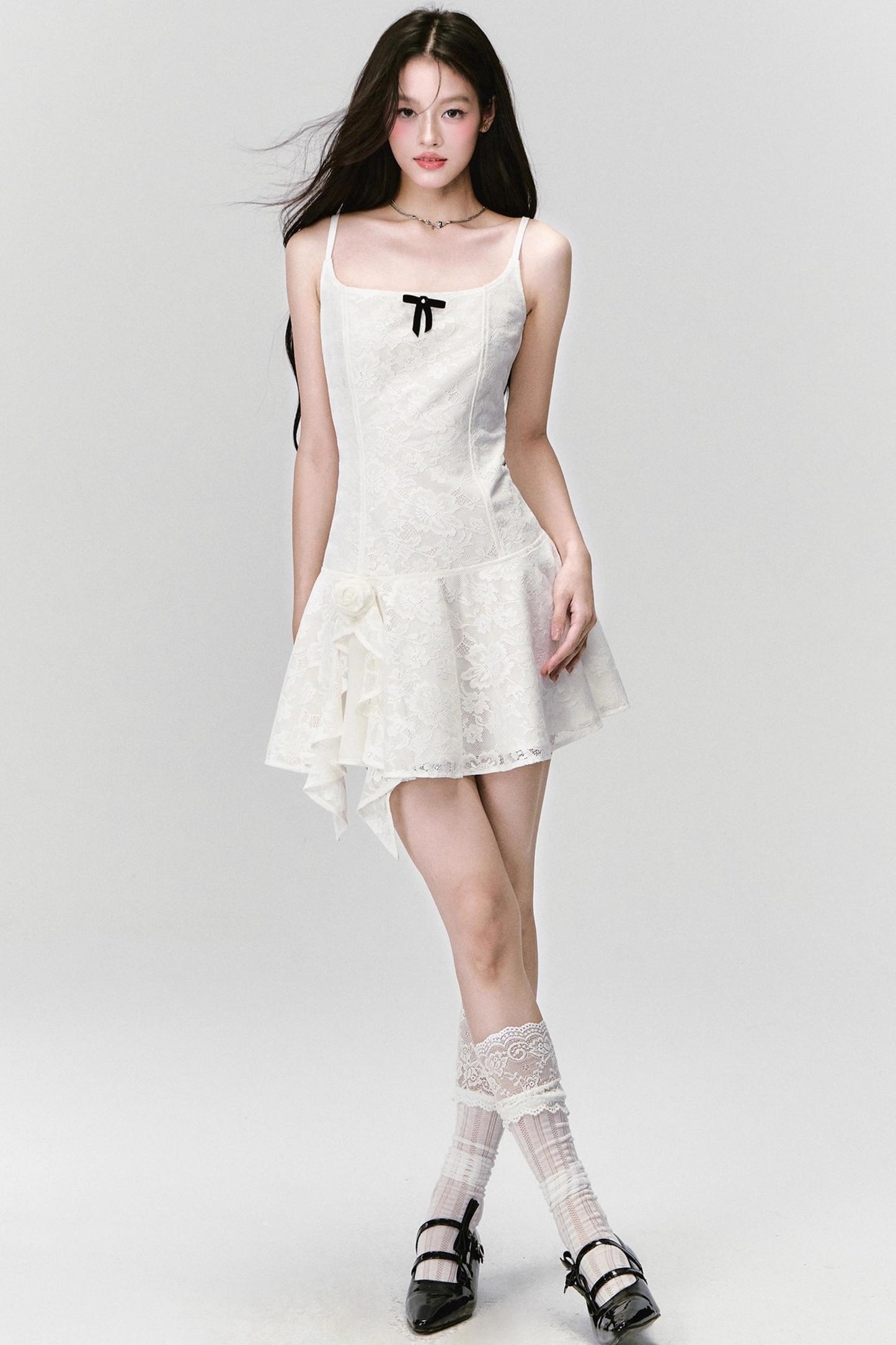 Moon Lace Slip Dress