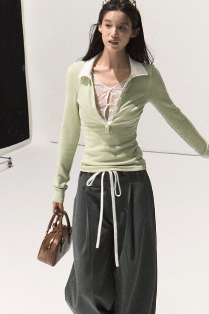 Breath Wide-Leg Pants