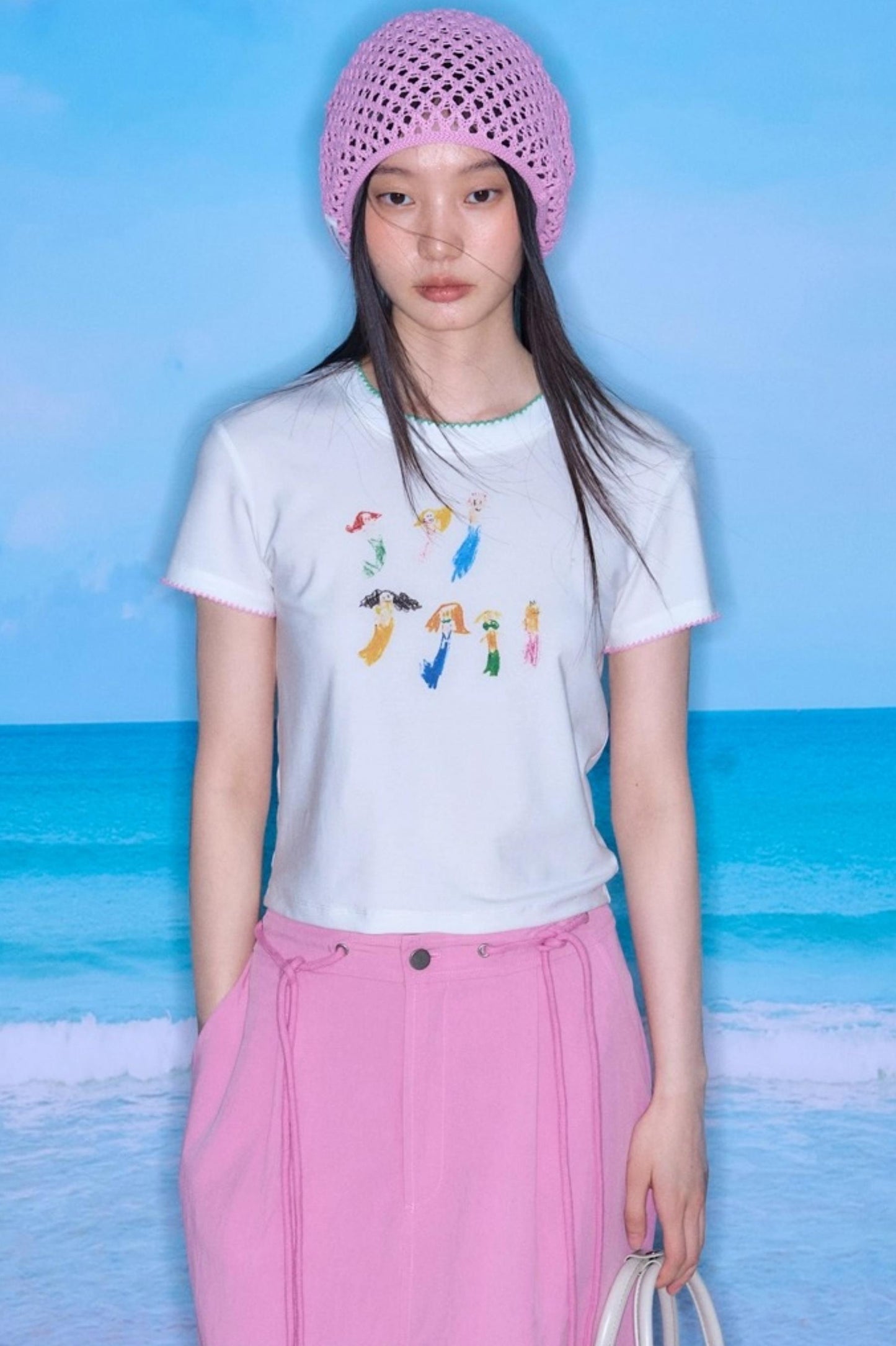 Mermaid Hand-Painted Tee