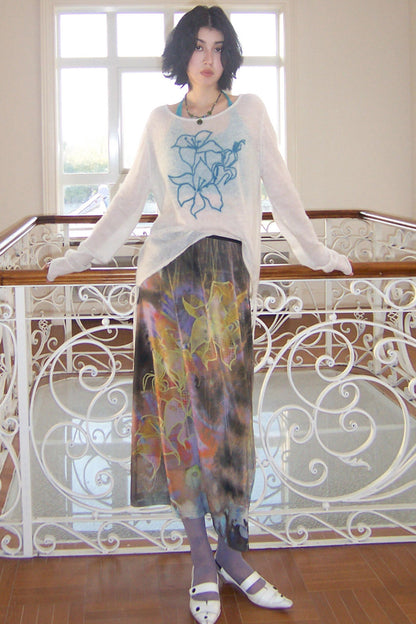 Dawn Dance Mesh Skirt