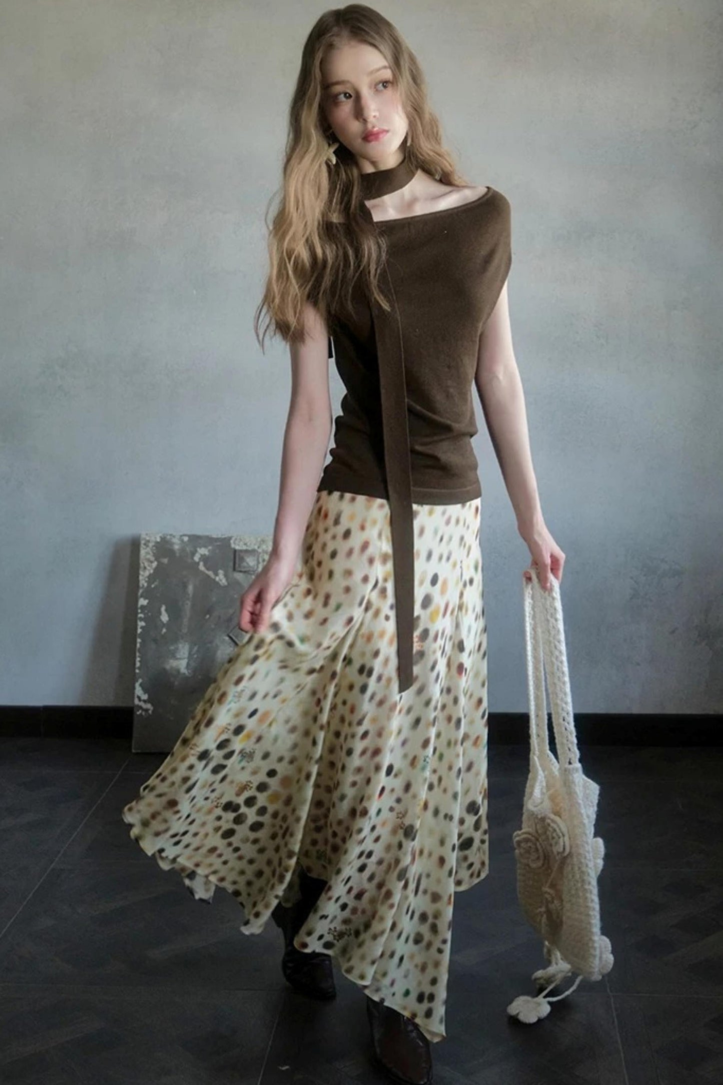 Bouguereau Art Color Block Skirt Set-Up