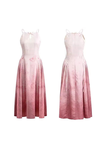 Gradient Dye Sling Dress