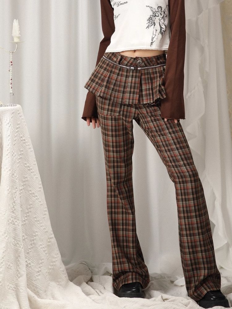 False two-piece dress pants