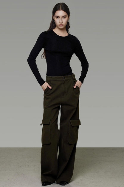 Vintage Cargo Silhouette Coat Set- Up