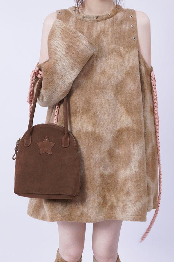 Luxury Suede Hobo Bag