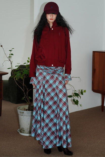 Solid Retro Short Casual Jacket