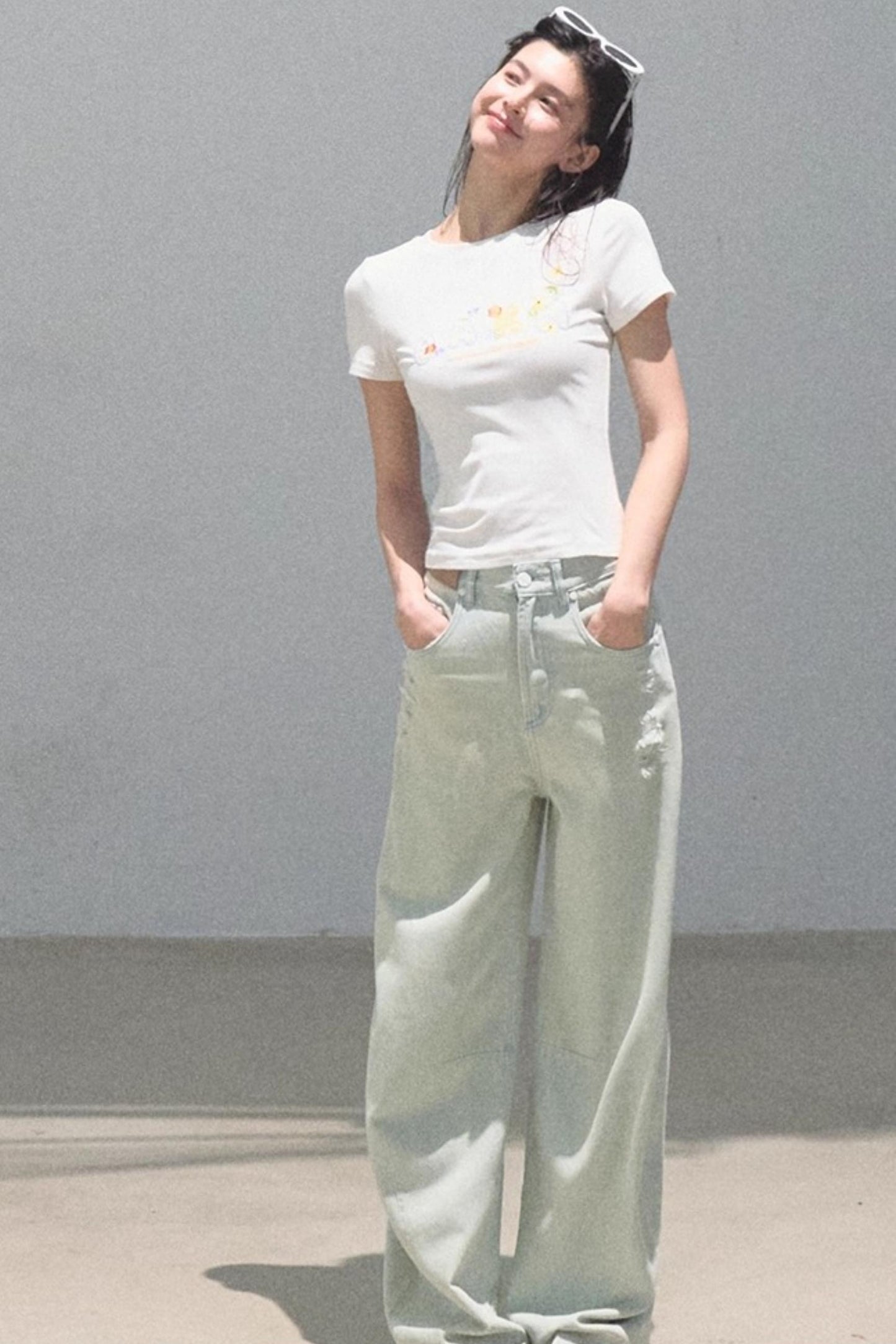 Angels Ripped Scimitar Jeans